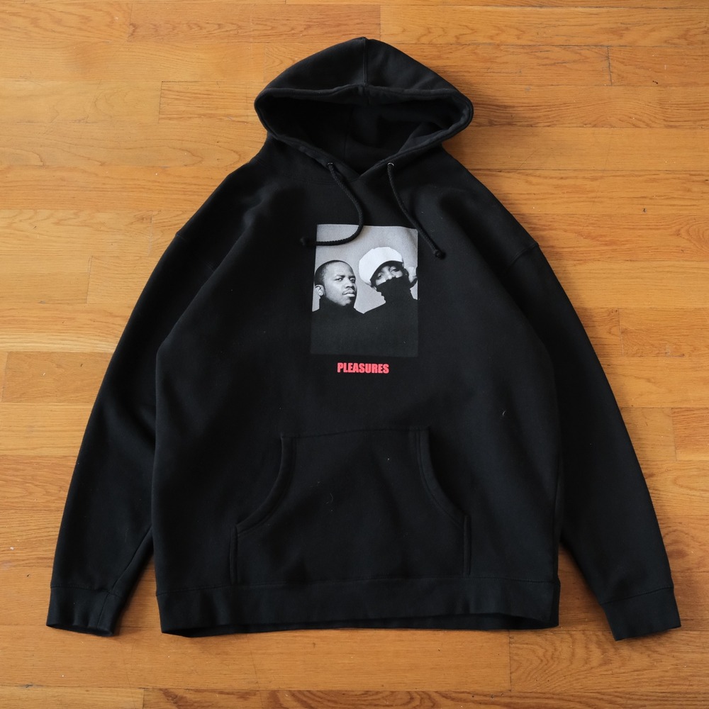 Pleasures Outkast Hoodie Mens Black Graphic Rap Sweatshirt Streetwear XXL 2022